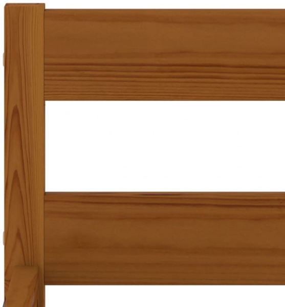vidaXL Bettgestell Honigbraun Massivholz Kiefer 100×200 cm [283209] Bild 5