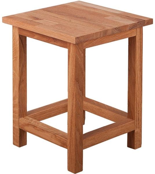 Blumenständer MAX Platte 2cm Eiche 30x30x40cm | Pflanzenständer Pflanzenregal Pflanzenhocker