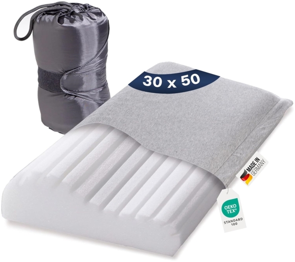 Reisekissen orthopädisches Nackenstützkissen Sympathica mit Tasche