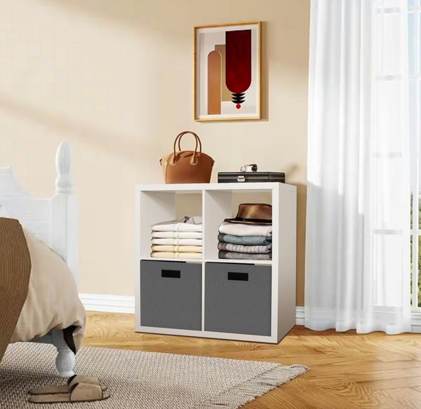 OTTO home Bücherregal IZOLA, Raumteiler, Aktenregal, Würfelregal, mit 6 oder 8 Fächern, quer und hochkant stellbar, (B/T) 76x37 cm