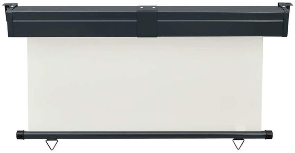 vidaXL Balkon-Seitenmarkise 145x250 cm Creme 48425 Bild 4