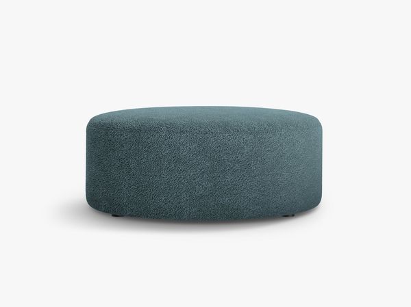 Micadoni Pouf Dia 90cm Boucle Rolf Petrol Bild 2