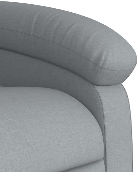 vidaXL Relaxsessel, hellgrauer Stoff 3205804 Bild 8