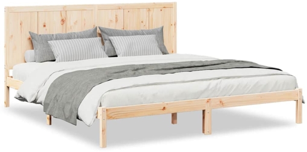 vidaXL Massivholzbett Extra Lang ohne Matratze 200x220 cm 3309263