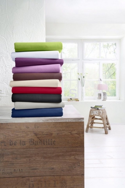 bellana Spannbettlaken Melone in Gr. 70x140, 90x200, 140x200 oder 180x200 cm, Mako-Jersey, Gummizug: rundum, (1 Stück), Baumwolle, Matratzen bis 25cm Höhe, Spannbetttuch auch für Kinder Bild 3