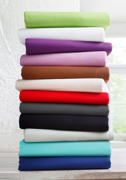 bellana Spannbettlaken Melone in Gr. 70x140, 90x200, 140x200 oder 180x200 cm, Mako-Jersey, Gummizug: rundum, (1 Stück), Baumwolle, Matratzen bis 25cm Höhe, Spannbetttuch auch für Kinder Bild 2