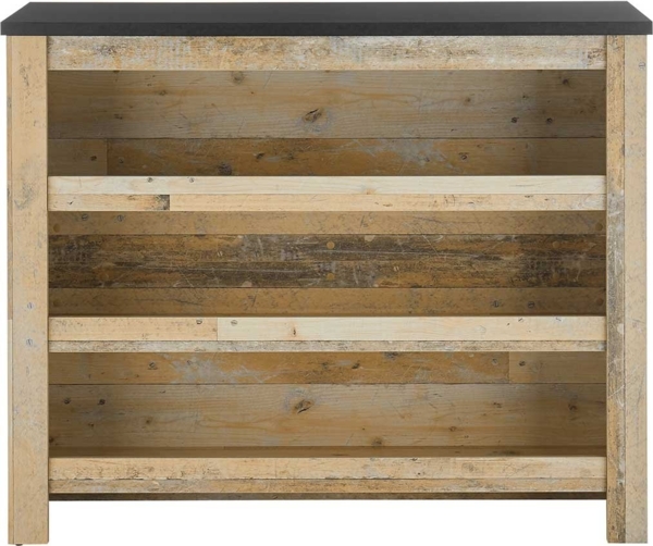 Küchentheke Shilo / Sherwood, Holzwerkstoff, Holzfarben, 130 x 106 x 52 cm