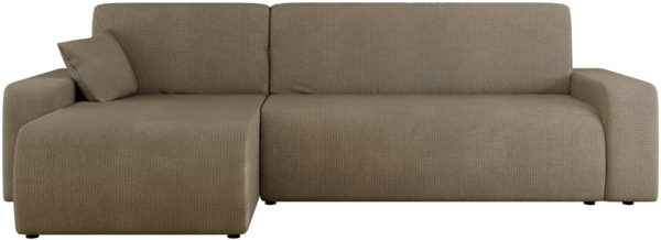 Ecksofa Pixalo L mit Schlaffunktion und Bettkasten (Farbe: Lima 80)