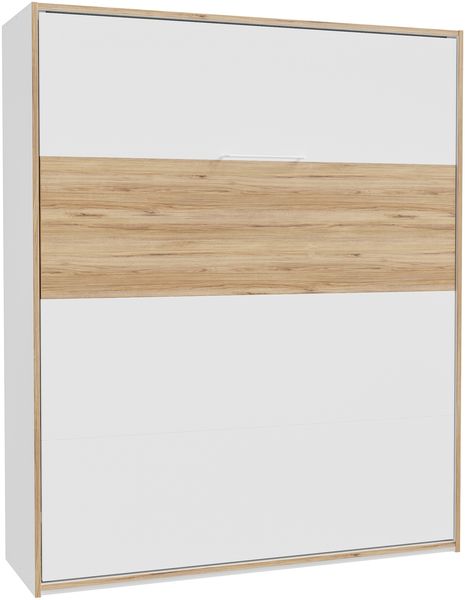 Schrankbett >SMARTROOM< Regale sorgen für viel Stauraum, platzsparend Made in Europe, inklusive Lattenrost, ca. 170x215cm Bild 6