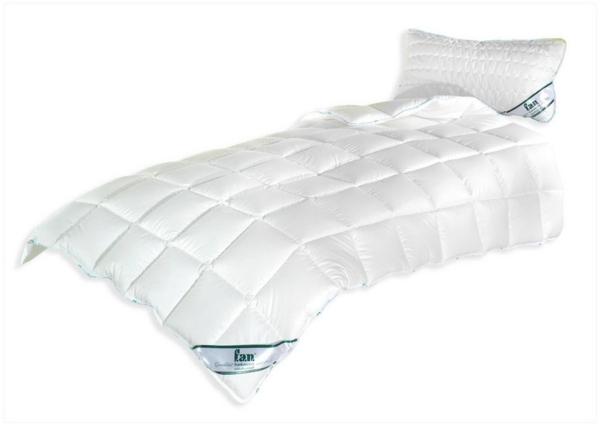 f.a.n. Vierjahreszeiten-Steppbett Medisan, 100% Baumwolle, 135x200 cm