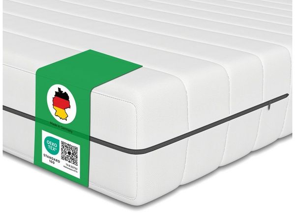 Kaltschaummatratze H2/H3 Premium 7-Zonen Wendematratze, Schlaftroll, 18 cm hoch, Kaltschaummatratze,ergonomisch, made in Germany