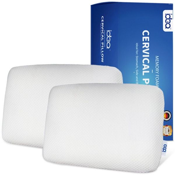 Kopfkissen Kopfkissen, Ergonomisches Memory Foam Kissen, Nackenkissen, Kissen 70 x 40 x 12cm