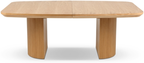 Micadoni Ausziehbarer Esstisch Mana Eiche Natur helle Beine