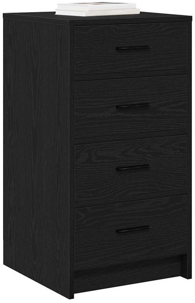 vidaXL Sideboard Schwarz Eichen-Optik 40 x 41 x 75 cm Holzwerkstoff 865056 Bild 3