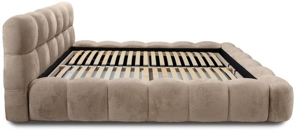 Polsterbett Bett AURELIA 160x200cm Komplettset in Stoff Aprodite Beige Bild 4