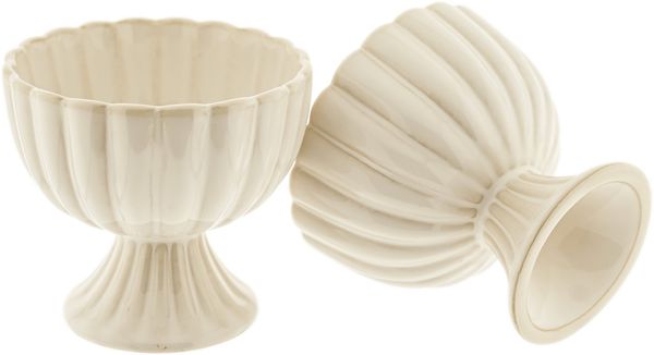 Bloomy Eis- & Dessertschale 2-teilig aus hochwertigem Porzellan