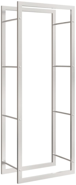 vidaXL Brennholzregal 50x28x132 cm Edelstahl 357861