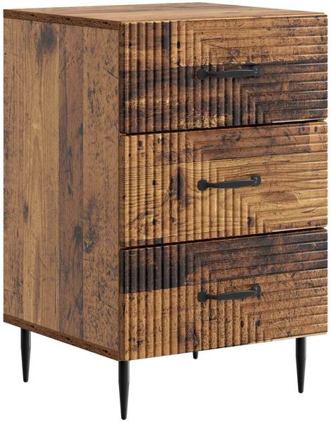 vidaXL Nachttisch Altholz 43 x 41 x 66,5 cm Holzwerkstoff 894793