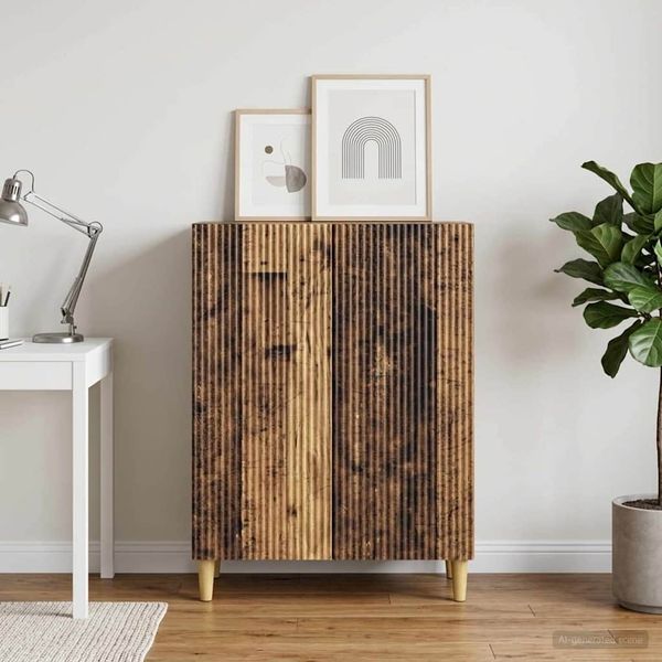 vidaXL Sideboard Altholz 66 x 34,5 x 90 cm Holzwerkstoff 894593