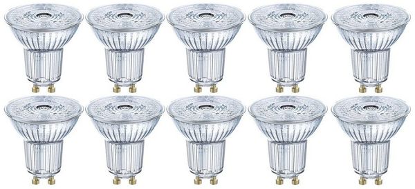 OSRAM LED Base LED-Spot Lampe (ex 50W) 4,3W / 2700K GU10 10er