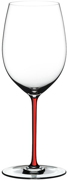 RIEDEL 4900/0R FATTO A MANO Cabernet / Merlot Weinglas - Stiel ROT