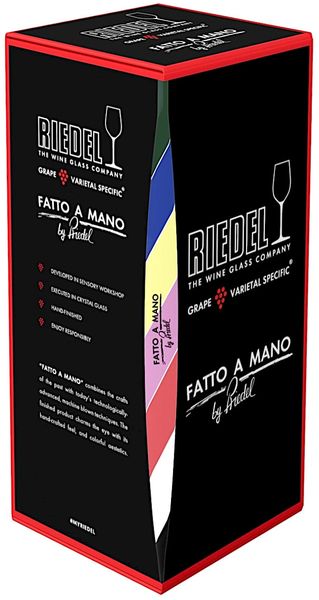 RIEDEL 4900/0R FATTO A MANO Cabernet / Merlot Weinglas - Stiel ROT Bild 5