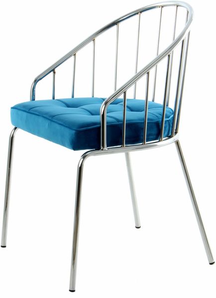 Stuhl Palma 110 Blau / Chrom