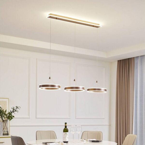 Lucande Hängeleuchte Kolo, Enthalten, LED 30 W gesamt, warmweiß