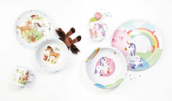 Seltmann Weiden Speiseteller rund 25,5 cm Compact Mein kleines Einhorn 001.741858