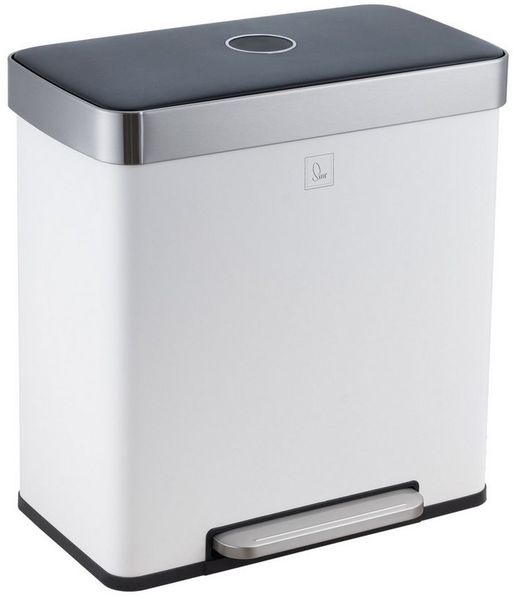SVITA Mülleimer LT2X30, 60l, Tretpedal, Soft-Close-Funktion, herausnehmbarer Inneneimer