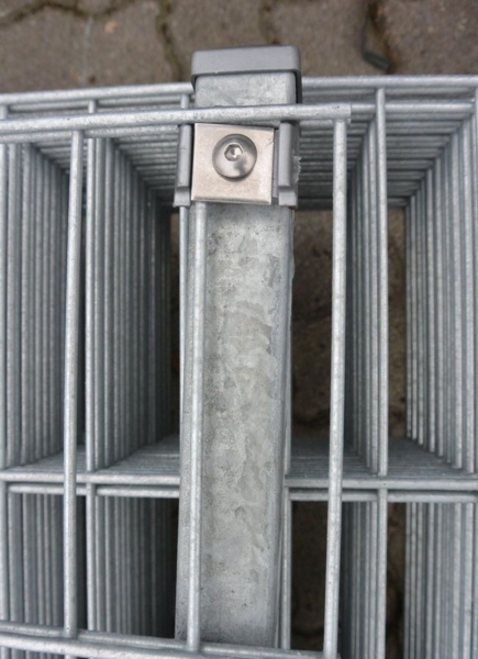 Doppelstabmattenzaun-Set / Verzinkt / 183cm hoch / 180m lang Stärke 8/6/8 Bild 3