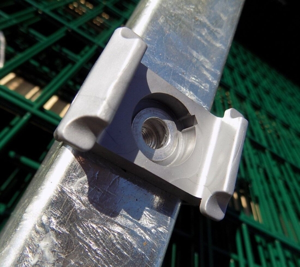 Doppelstabmattenzaun-Set / Verzinkt / 183cm hoch / 180m lang Stärke 8/6/8 Bild 4