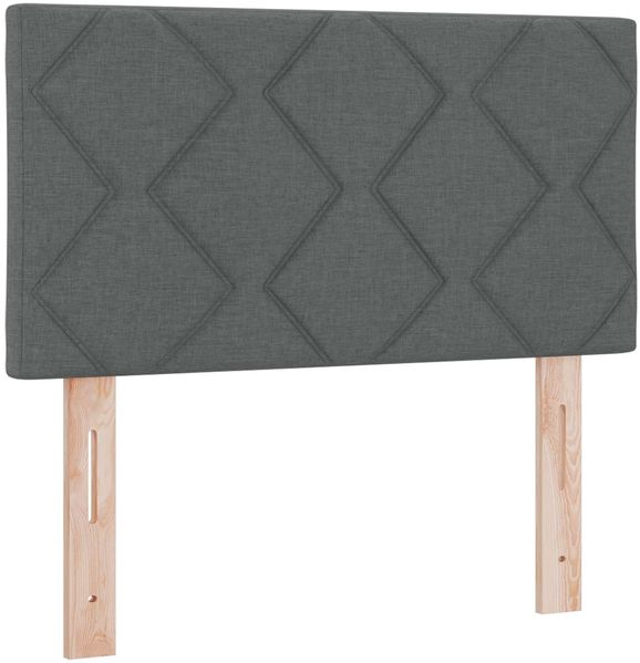 LED Kopfteil, Bettkopfteil, Minimalistisch Grau 80 cm Stoff