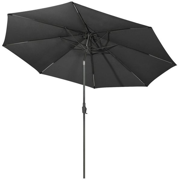 Sekey Marktschirm Ø350cm Sonnenschirm Groß Garten – Knickbar im Sitzen, UV-Schutz UPF50+, LxB: 347,00x347,00 cm, Geeignet für 6-8 Personen, Kippbar, Abknickbar, Wasserabweisend