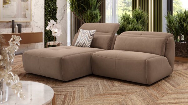 Sofanella Ecksofa MODICA Eckcouch Stoff Stoffcouch in Grün M: 188 Breite x 108 Tiefe Bild 5