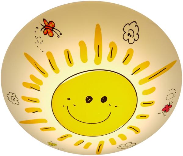 Fröhliche LED Deckenschale SUNNY Deckenleuchte (Ø 35cm) mit bruchsicherem Schirm Bild 2