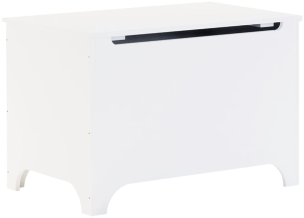 vidaXL Truhe mit Deckel RANA Weiß 80x49x54 cm Massivholz Kiefer 4002338