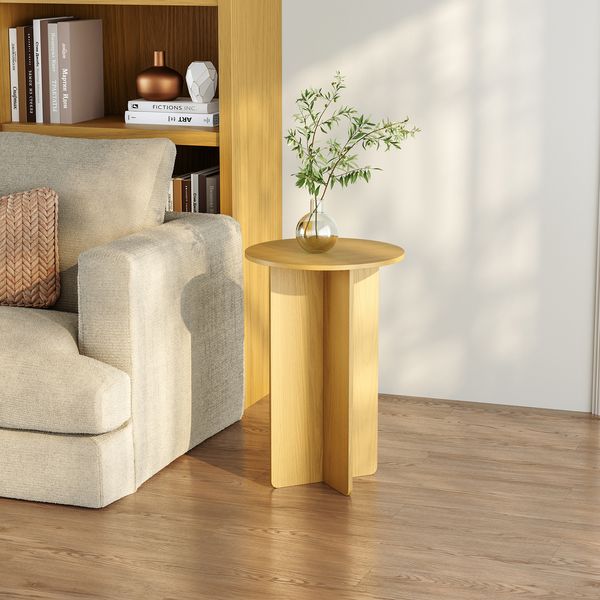 Beistelltisch Vappevn 60xØ40 cm Eicheoptik [en. casa]