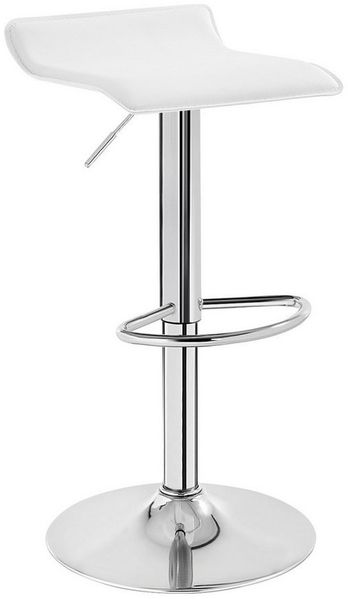 Woltu Barhocker (1 St), Design Hocker stufenlose Höhenverstellung Kunstleder