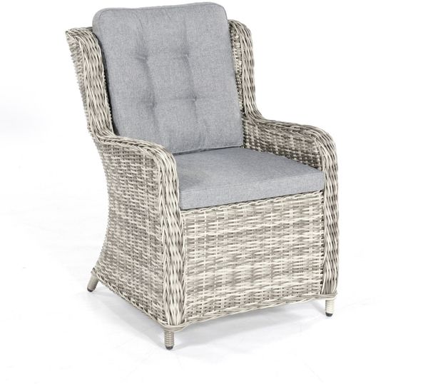 SunnySmart Garten-Sessel Lincoln Aluminium mit Kunststoffgeflecht vintage-taupe Gartenstuhl