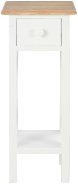 vidaXL Beistelltisch Weiß 27 x 27 x 65,5 cm Holz 280057 Bild 3