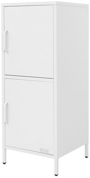 ML-DESIGN Aktenschrank Metallschrank Aufbewahrungsschrank Mehrzweckschrank Werkzeugschrank Stahl Lagerschrank Büroschrank mit 2 Türen & verstellbaren Regalböden