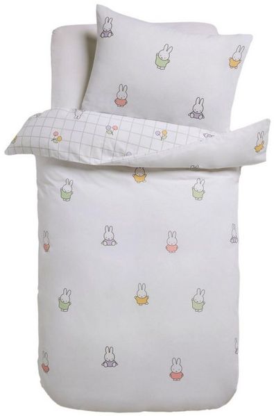 Next Bett-Set Miffy Bettbezug und Kissenbezug im Set, Bezug: Polyester, Baumwolle