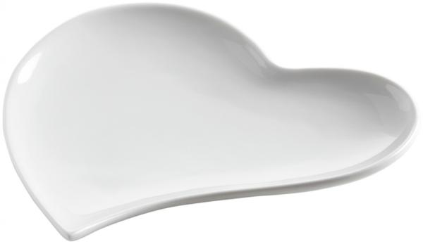 Maxwell & Williams Heart Platte 17 cm, Porzellan, JX57912 / Servierplatte / Platte in Herzform