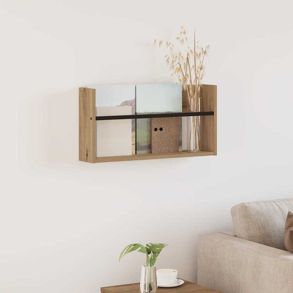 vidaXL Magazinregal Artisan-Eiche 60 x 12 x 30 cm Holzwerkstoff 890802