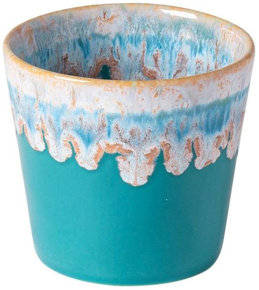 Costa Nova Becher Lungo Grespresso, Türkis Blau, 19 cl, 1-tlg, Keramik, 8x7,5 cm, 190 ml