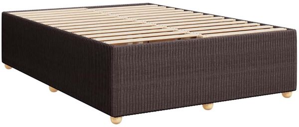 vidaXL Boxspringbett mit Matratze Dunkelbraun 160x200 cm Stoff 3292103 Bild 8