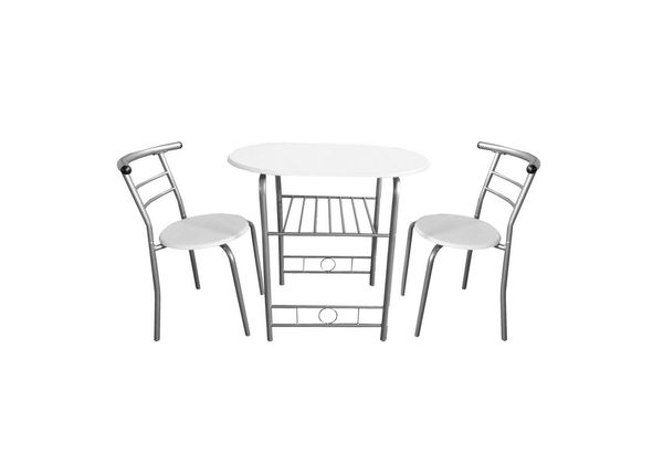 HTI-Line Küchentisch Tischgruppe Merit (Set, 3-St, 1 Tisch, 2 Stühle), Essgruppe 1 Tisch 2 Stühle