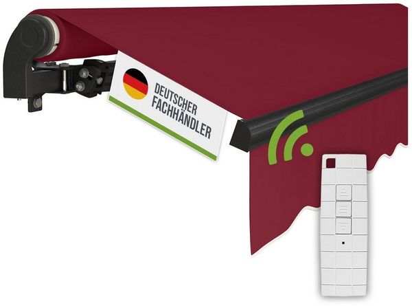 empasa Gelenkarmmarkise "START PLUS" elektronische Markise für Balkon & Terrasse, mit Fernbedienung
