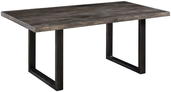 Esstisch Mango 180x90x76 grau lackiert RAILWAY #207